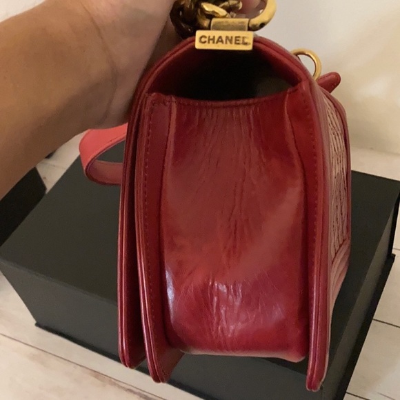 Chanel Medium Quilted Boy Bag - Picture 11 of 15